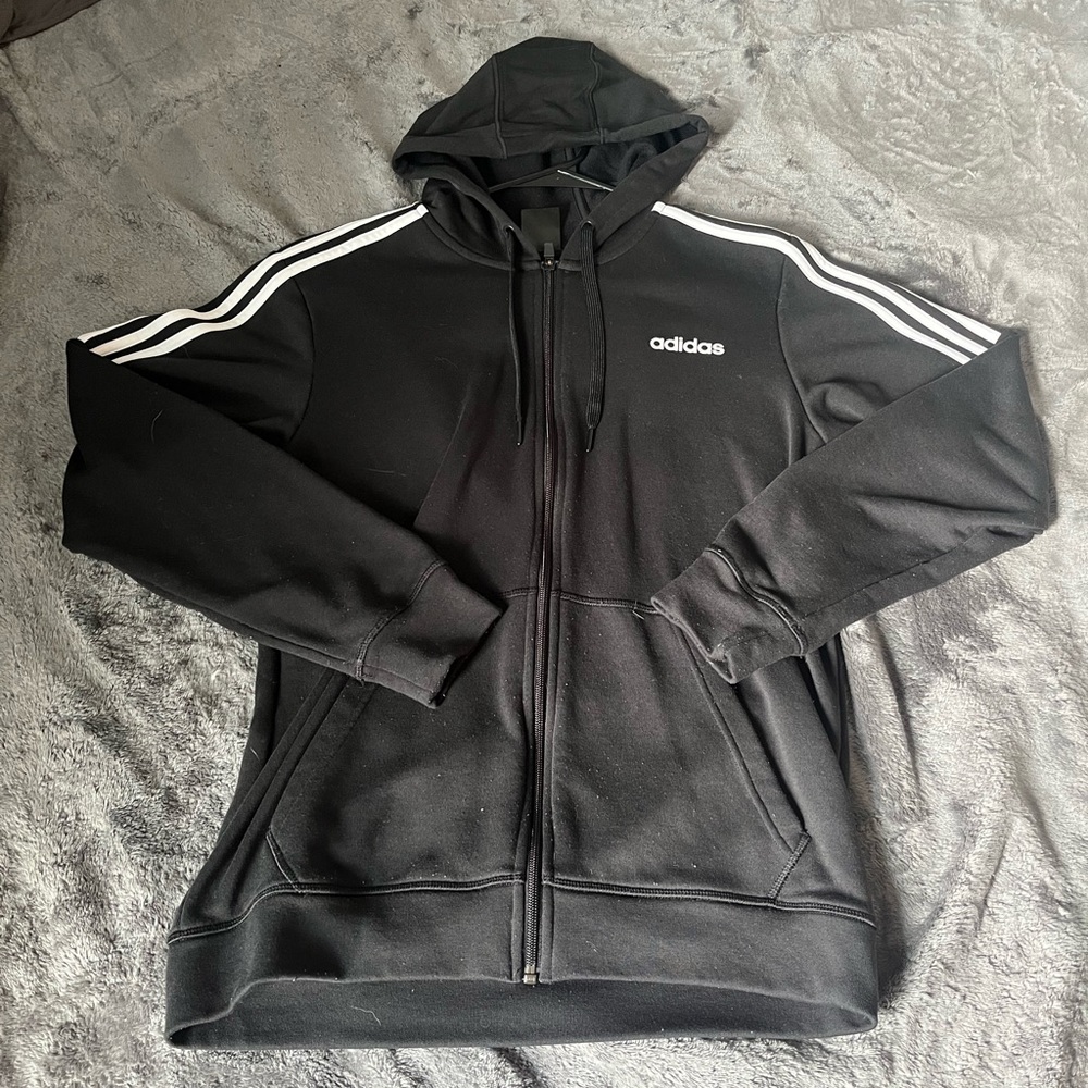Mens Adidas Black Hoodie
